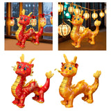 Dragon Plush Toy Adorable Dragon Stuffed Animal for Restaurant Bedroom Couch Red