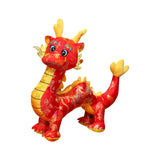 Dragon Plush Toy Adorable Dragon Stuffed Animal for Restaurant Bedroom Couch Red