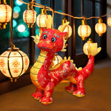 Dragon Plush Toy Adorable Dragon Stuffed Animal for Restaurant Bedroom Couch Red