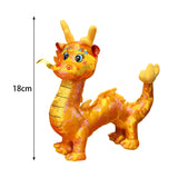 Dragon Plush Toy Adorable Dragon Stuffed Animal for Restaurant Bedroom Couch Yellow