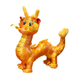 Dragon Plush Toy Adorable Dragon Stuffed Animal for Restaurant Bedroom Couch Yellow