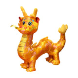 Dragon Plush Toy Adorable Dragon Stuffed Animal for Restaurant Bedroom Couch Yellow