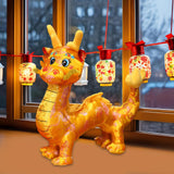 Dragon Plush Toy Adorable Dragon Stuffed Animal for Restaurant Bedroom Couch Yellow