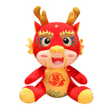 Chinese Dragon Plush Toy New Year Stuffed Animal Doll for Spring Festival