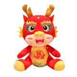 Chinese Dragon Plush Toy New Year Stuffed Animal Doll for Spring Festival