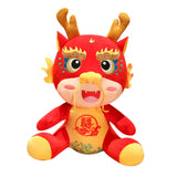 Chinese Dragon Plush Toy New Year Stuffed Animal Doll for Spring Festival