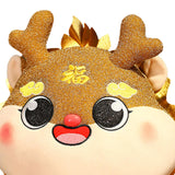 Chinese Dragon Plush Doll Novelty Adorable Dragon Doll for Dorm Party Office