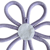 Woven Daisy Flowers Wall Decoration Chic Handmade for Indoor Nursery Bedroom