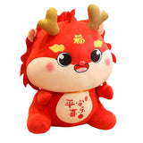 Chinese Dragon Plush Doll Dragon Doll for Cafe Apartment Bedding Accessories