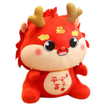 Chinese Dragon Plush Doll Dragon Doll for Cafe Apartment Bedding Accessories