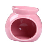 Maxbell Aroma Oil Burner Crafts Tealight Candle Holder for Yoga SPA Meditation Porch Pink