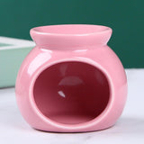 Maxbell Aroma Oil Burner Crafts Tealight Candle Holder for Yoga SPA Meditation Porch Pink