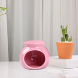 Maxbell Aroma Oil Burner Crafts Tealight Candle Holder for Yoga SPA Meditation Porch Pink