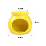 Maxbell Aroma Oil Burner Crafts Tealight Candle Holder for Yoga SPA Meditation Porch Yellow