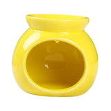 Maxbell Aroma Oil Burner Crafts Tealight Candle Holder for Yoga SPA Meditation Porch Yellow