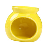 Maxbell Aroma Oil Burner Crafts Tealight Candle Holder for Yoga SPA Meditation Porch Yellow