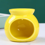 Maxbell Aroma Oil Burner Crafts Tealight Candle Holder for Yoga SPA Meditation Porch Yellow