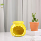 Maxbell Aroma Oil Burner Crafts Tealight Candle Holder for Yoga SPA Meditation Porch Yellow