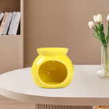 Maxbell Aroma Oil Burner Crafts Tealight Candle Holder for Yoga SPA Meditation Porch Yellow