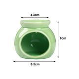 Maxbell Aroma Oil Burner Crafts Tealight Candle Holder for Yoga SPA Meditation Porch Green