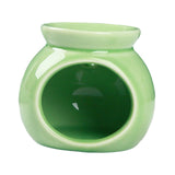 Maxbell Aroma Oil Burner Crafts Tealight Candle Holder for Yoga SPA Meditation Porch Green