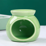 Maxbell Aroma Oil Burner Crafts Tealight Candle Holder for Yoga SPA Meditation Porch Green