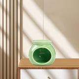 Maxbell Aroma Oil Burner Crafts Tealight Candle Holder for Yoga SPA Meditation Porch Green