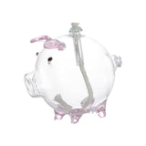 Cartoon Pig Glass Oil Lamp Party Oil Light for Home Decoration Desktop Decor Pink