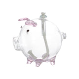 Cartoon Pig Glass Oil Lamp Party Oil Light for Home Decoration Desktop Decor Pink