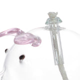Cartoon Pig Glass Oil Lamp Party Oil Light for Home Decoration Desktop Decor Pink