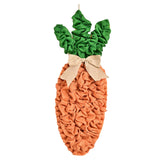 Maxbell Easter Carrot Wreath Pendant Hanging Ornament for Farmhouse Indoor Wall Sign