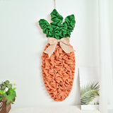 Maxbell Easter Carrot Wreath Pendant Hanging Ornament for Farmhouse Indoor Wall Sign