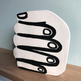 Maxbell Flower Vase Statue Tabletop Ornament Creative for Party Bedroom Coffee Table