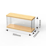 Countertop Action Figures Display Box 30x10x14cm for Home Storage Organizing