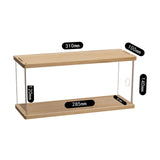 Countertop Action Figures Display Box 30x10x14cm for Home Storage Organizing