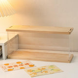 Countertop Action Figures Display Box 30x10x14cm for Home Storage Organizing