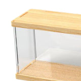 Countertop Action Figures Display Box 30x10x14cm for Home Storage Organizing