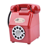Maxbell Retro Telephone Piggy Bank Dial Telephone Money Saving Jar for Shelf Desktop