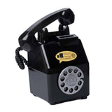Maxbell Retro Telephone Piggy Bank Dial Telephone Money Saving Jar for Shelf Desktop