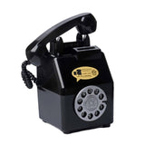 Maxbell Retro Telephone Piggy Bank Dial Telephone Money Saving Jar for Shelf Desktop
