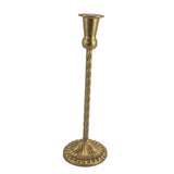 Maxbell Candle Holder Ornament Dinner Festival Parties Candlelight Metal Candlestick 9.3cmx28.5cm