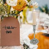 Maxbell Metal Candle Holder Stable Base Taper Candle Holder Iron Candle Stick Holder M