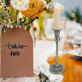 Maxbell Metal Candle Holder Stable Base Taper Candle Holder Iron Candle Stick Holder L