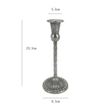 Maxbell Metal Candle Holder Stable Base Taper Candle Holder Iron Candle Stick Holder L