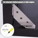 Furniture Corner Connector Furniture Triangle Support Frame for Closet Chair 10 Corner Connector