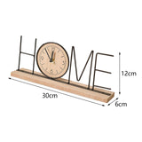 Maxbell Tabletop Clock Creative Desktop Decoration for Home Decor Office Living Room HOME