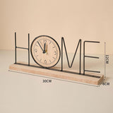 Maxbell Tabletop Clock Creative Desktop Decoration for Home Decor Office Living Room HOME