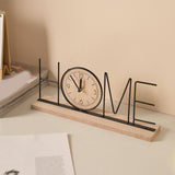 Maxbell Tabletop Clock Creative Desktop Decoration for Home Decor Office Living Room HOME