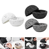 Maxbell Fireless Aroma Diffuser Stone Home Decoration for Indoor Bedroom Living Room white