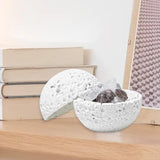 Maxbell Fireless Aroma Diffuser Stone Home Decoration for Indoor Bedroom Living Room white